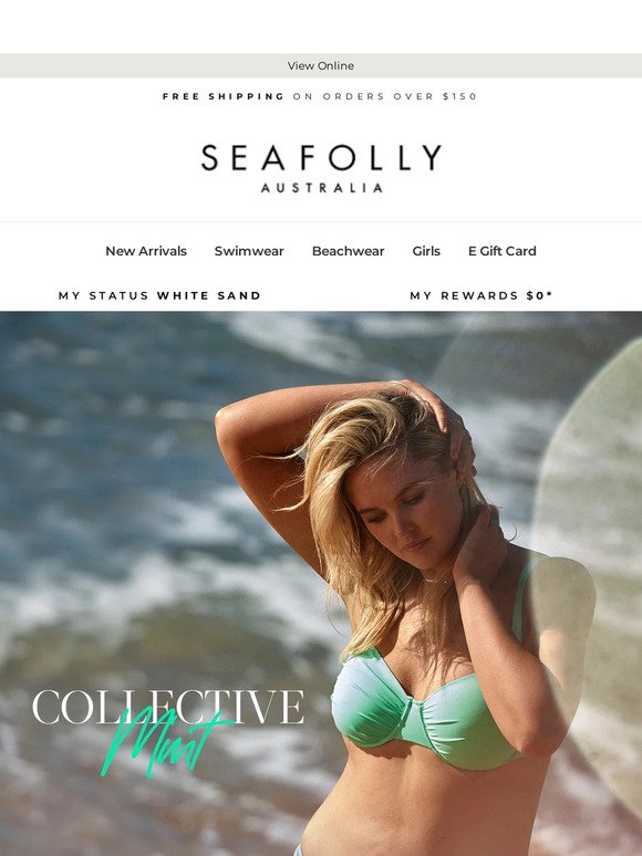 Seafolly Collective in NEW Mint Colourway