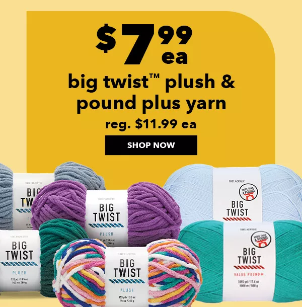 Holiday Gifting Special: 30% off on Big Twist & K+C Yarn at Joann.com 🎁 -  Joann