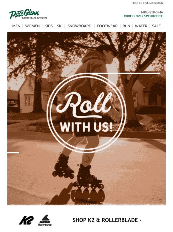 Roll with Us in New Inline Skates!