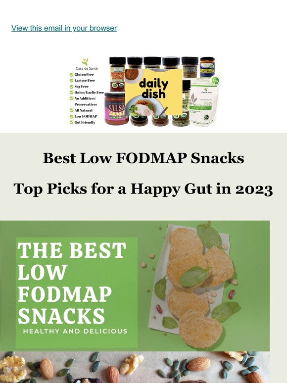 Best Low FODMAP Snacks Reviewed