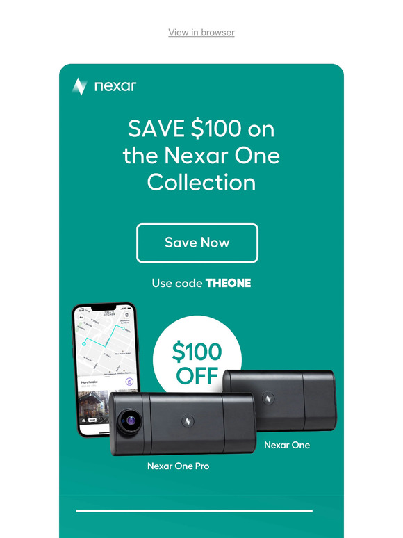 ONLY 48 HOURS LEFT TO SAVE $100 ON NEXAR DASH CAMS! - Nexar