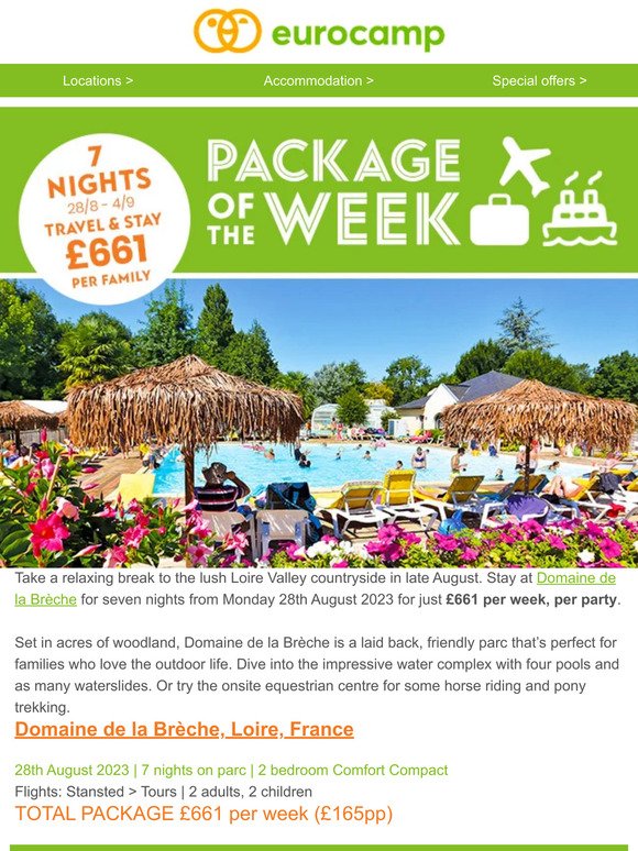 A week in the Loire Valley for just £661 including flights for 4