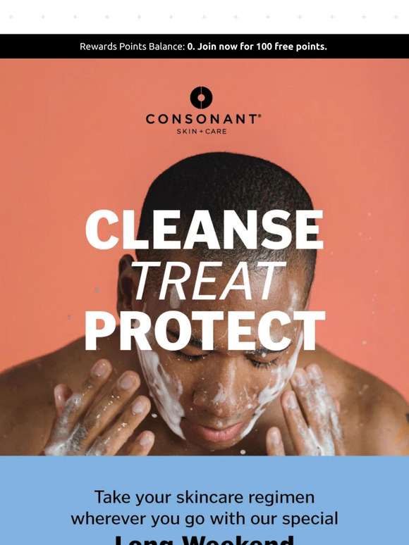 Pack Your Cleanse, Treat, Protect Routine 🫧