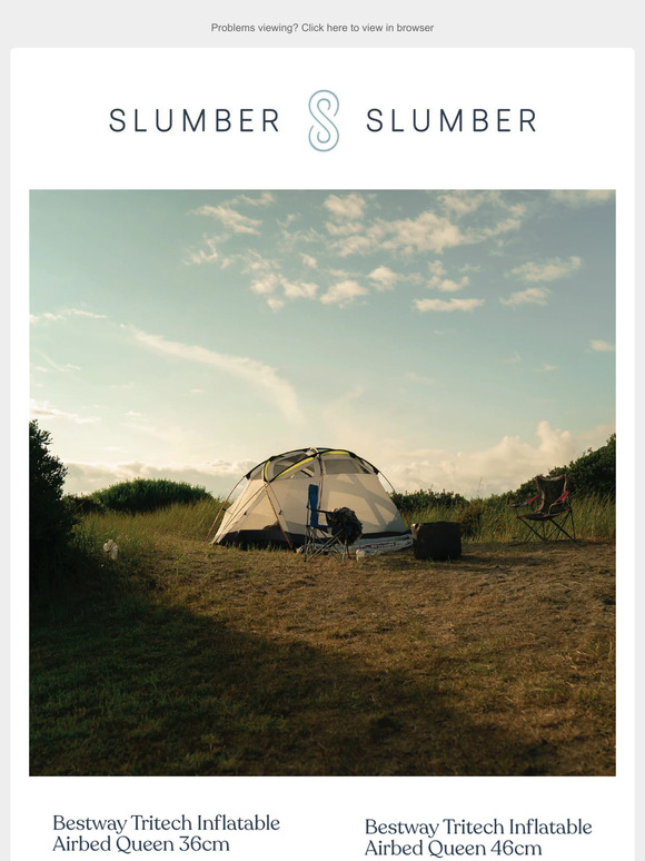 Cosy camping with an inflatable airbed! 🏕️💤