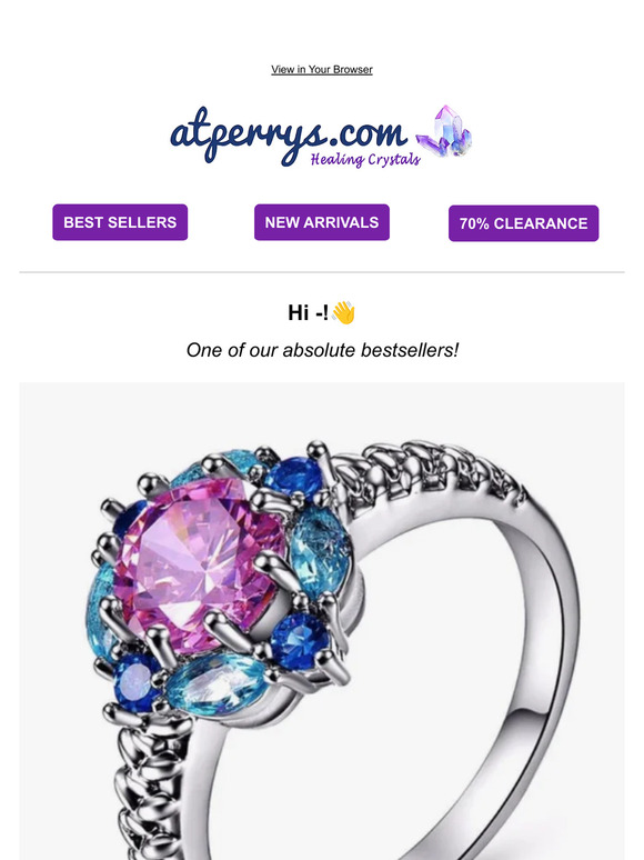 —, this Topaz ring will make you feel balanced