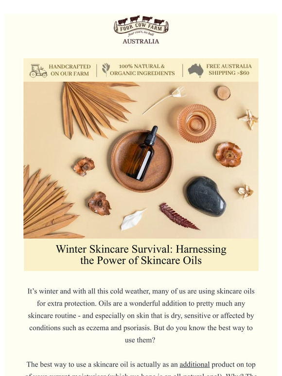 Winter Skincare Survival: Harnessing the Power of Skincare Oils