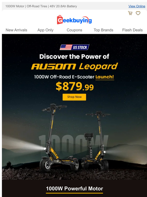 🇺🇸 US Launch | Ausom Leopard 🛴 E-Scooter $879 | Local Delivery!