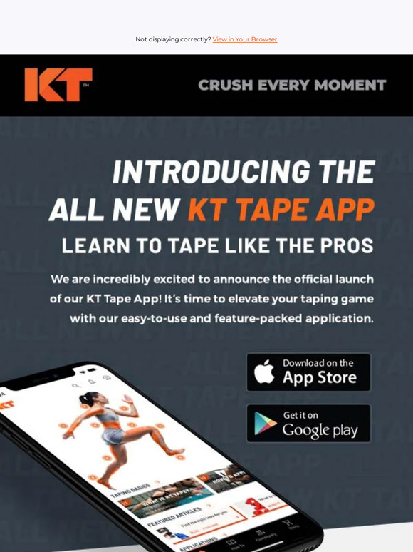Introducing the Game-Changing KT Tape App!📱