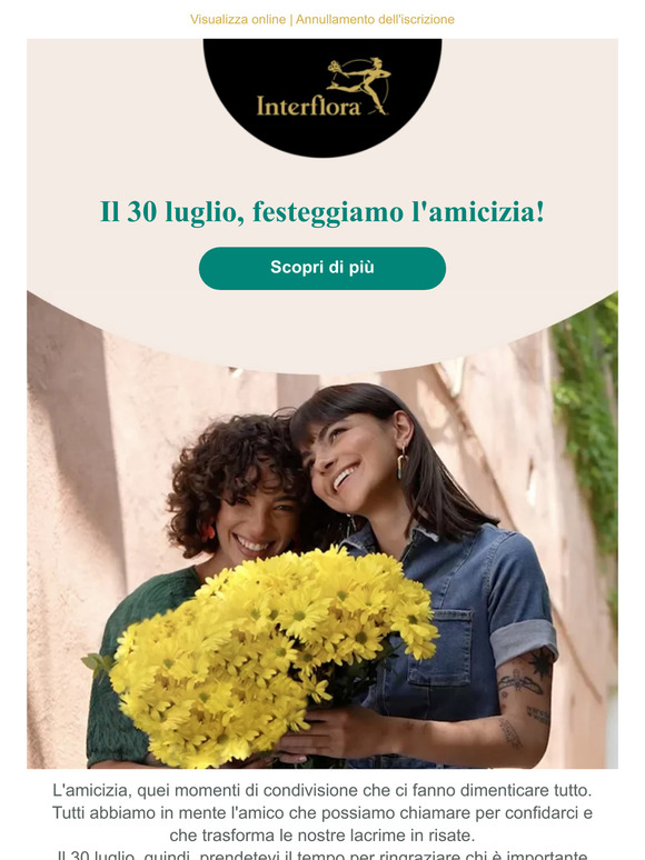 Questa domenica, non dimenticate i vostri amici!