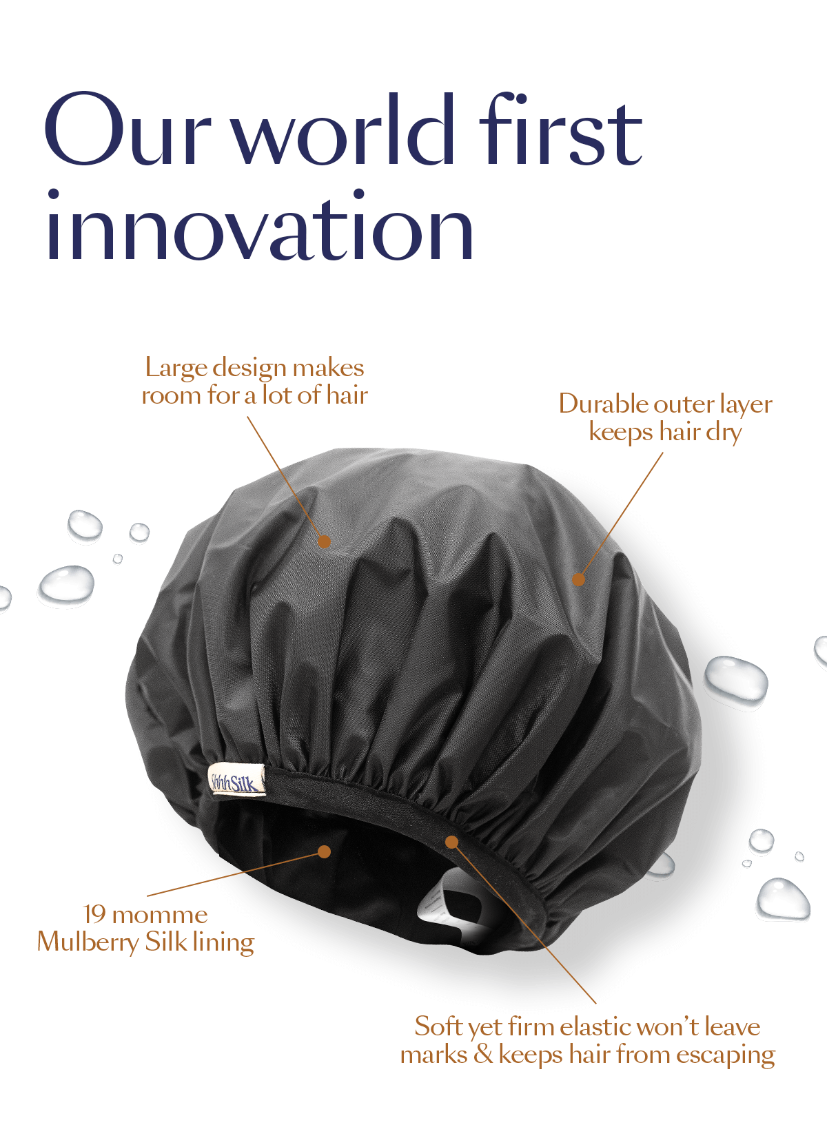 Shhh Silk 30 OFF! Our BestSelling Silk Shower Cap Now 💦 Milled