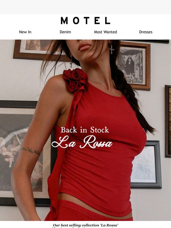 Back in stock: La Rossa