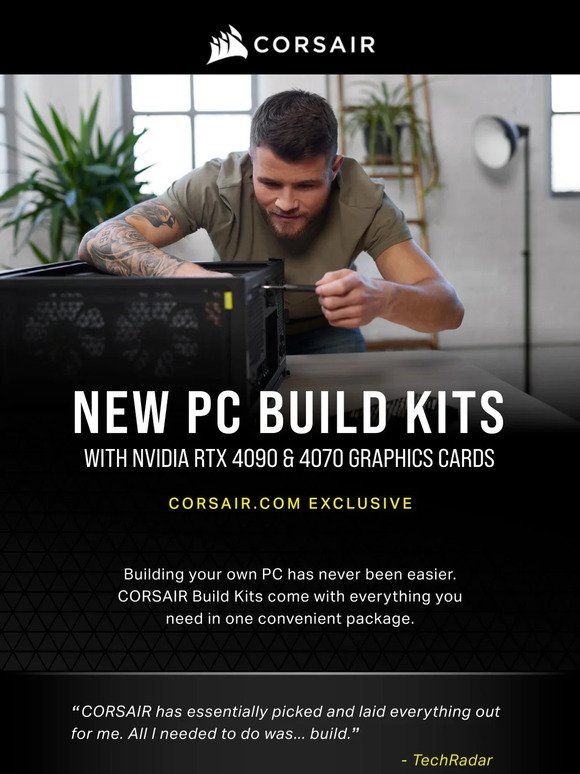 New PC Build Kits with RTX 4090/4070