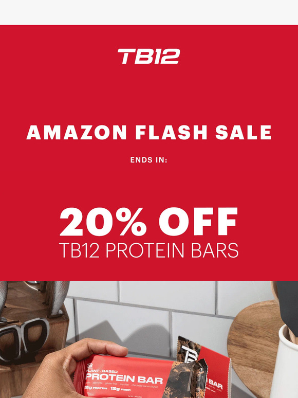 Amazon FLASH SALE 🚨 20% Off Protein Bars 💪