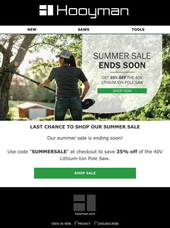 Summer Sale Ends Soon!