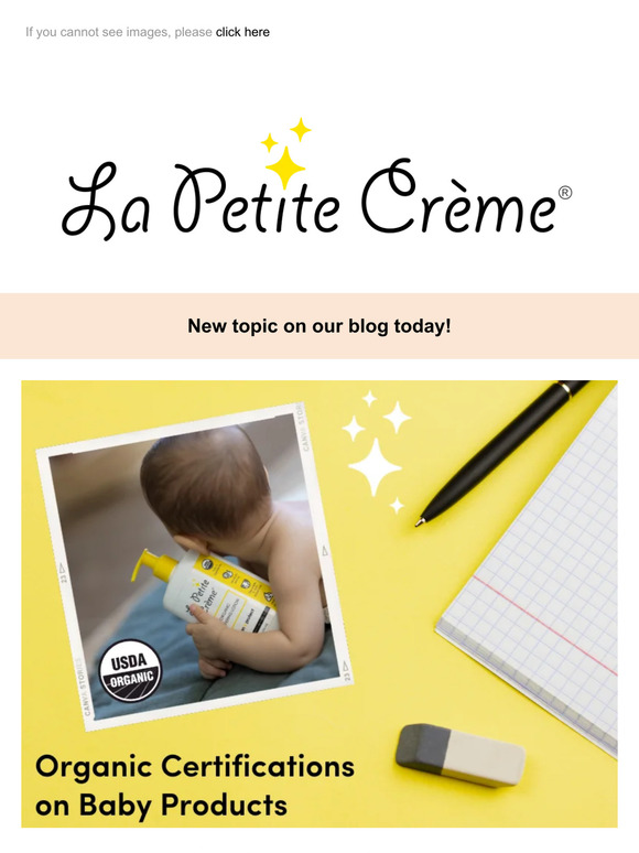 ✨ Organic Certifications on Baby Products ✨💛