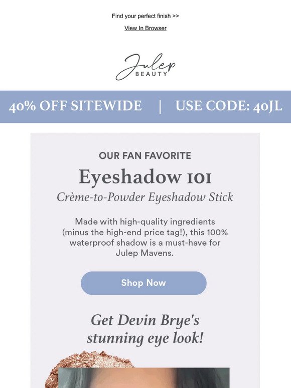 Eyeshadow 101 Crème-to-Powder Eyeshadow Stick ⭐ A Maven's Must-Have