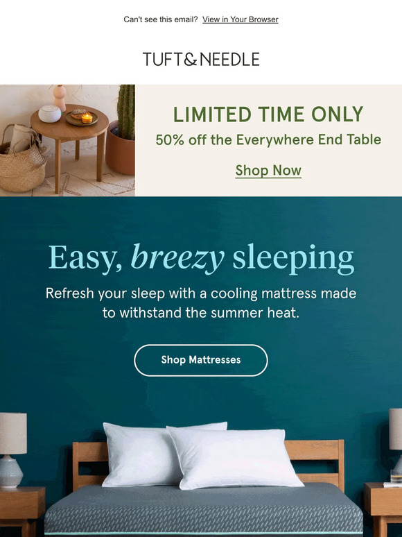 Tuft and Needle Designed for cooler sleep Milled