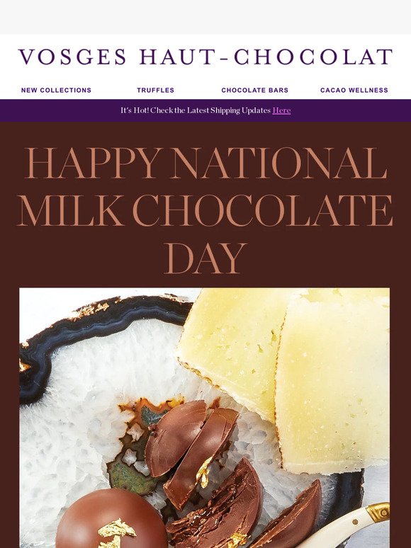 Happy National Milk Chocolate Day 🍫