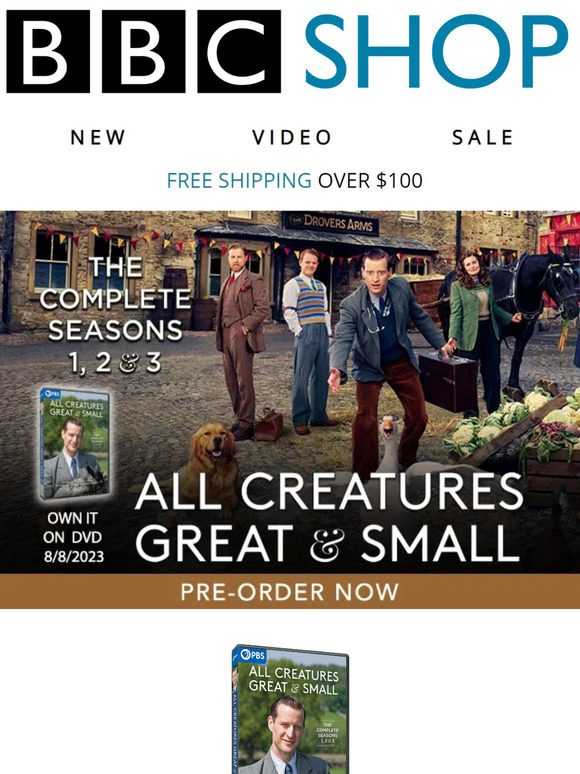 BBC Shop Get Your Binge On with All Creatures Great and Small Complete