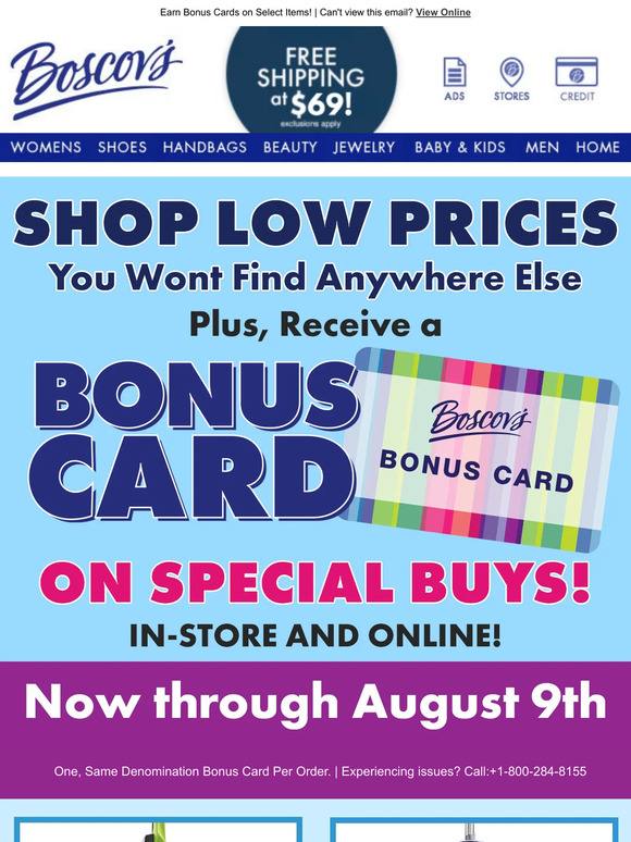 Boscov's ⬇︎ Low Prices You Won’t Find Anywhere Else Milled