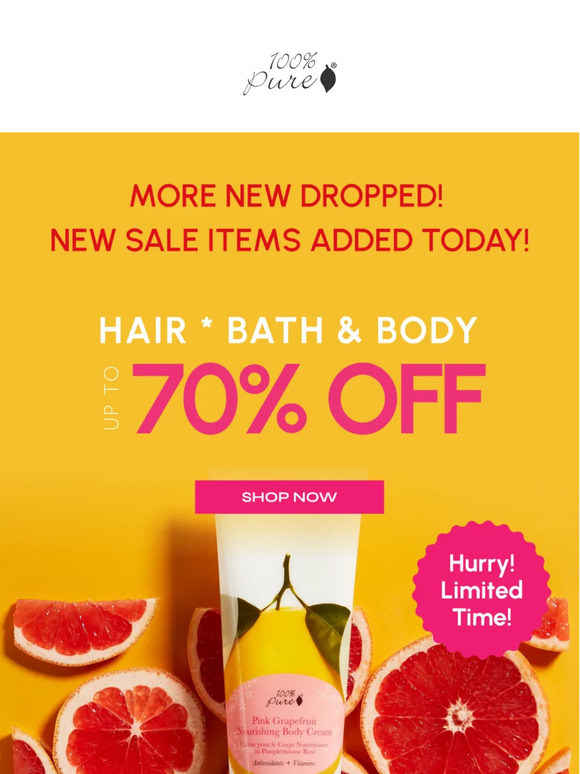 We’ve Added New Items to Our Hair & Body Sale!