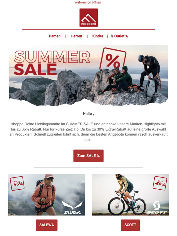 😍 Top-Marken im SALE | Jetzt bis zu -30% EXTRA