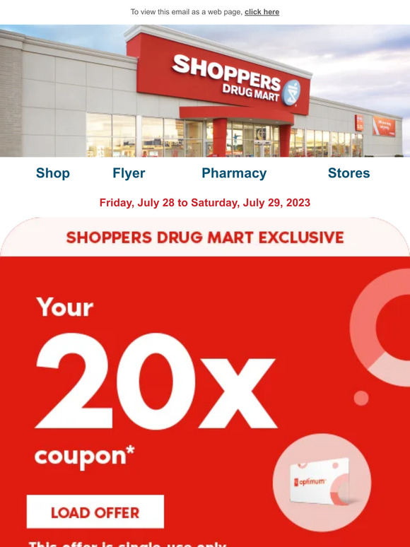 Don’t miss out – LOAD your exclusive 20x coupon now!