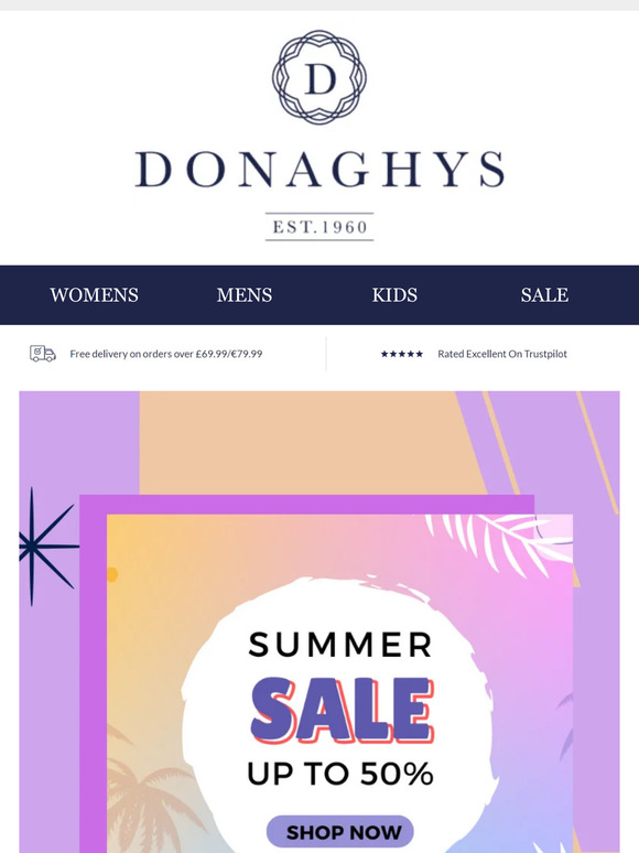 Hurry! Last Chance for 50% Off Summer Sale