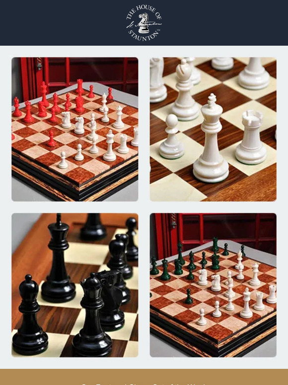 House Of Staunton Our Featured Chess Set of the Week The Reykjavik