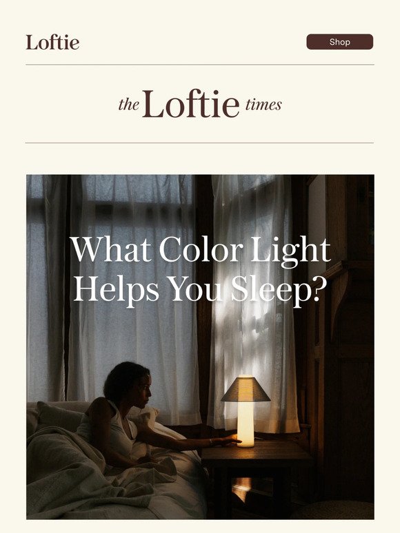 What color light helps you sleep?