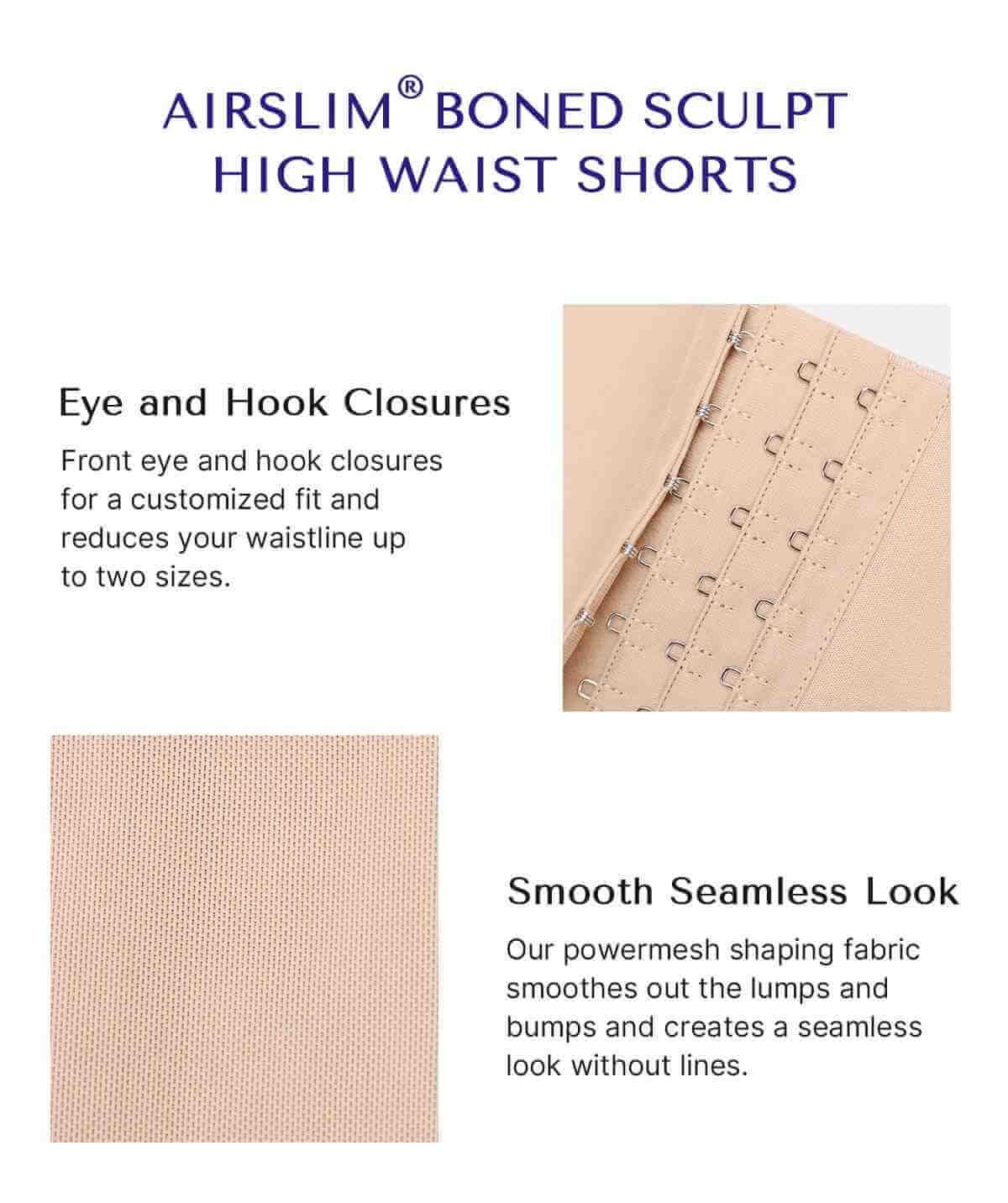 ad The “AirSlim Boned Sculpt High Waist Shorts” from