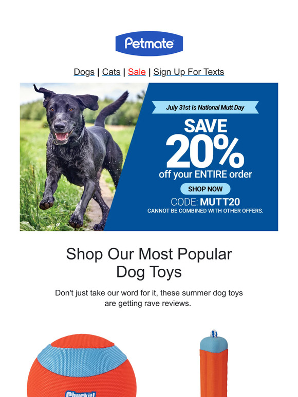 Celebrate National Mutt Day with Petmate