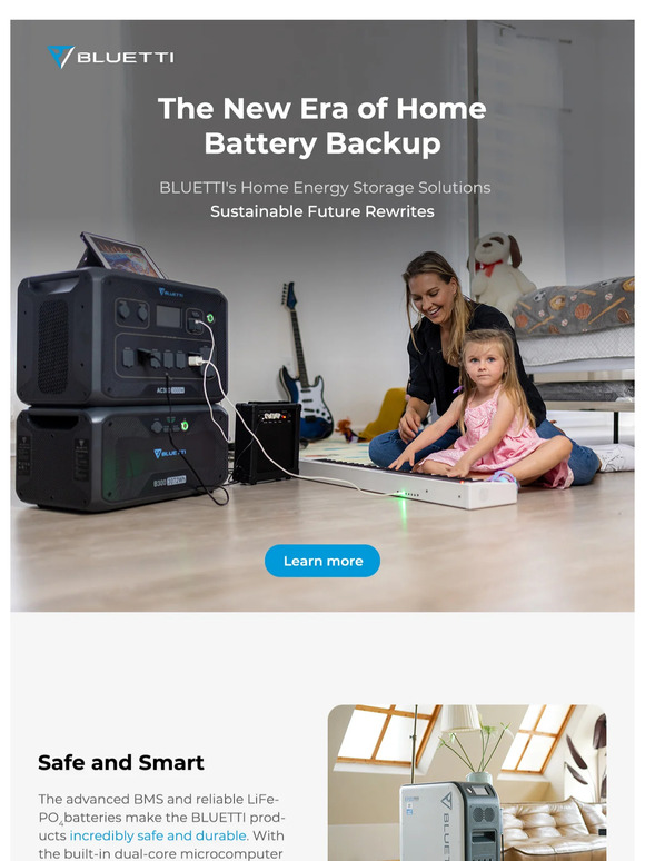 BLUETTI's Home Energy Storage Solutions🔋