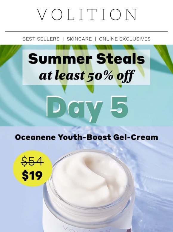 🌊 Summer Steals #5: Oceanene Youth-Boost Gel-Cream 🌊