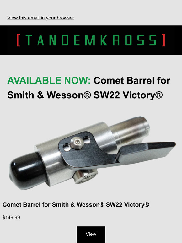 The perfect suppressor host for your S&W SW22 Victory is here!