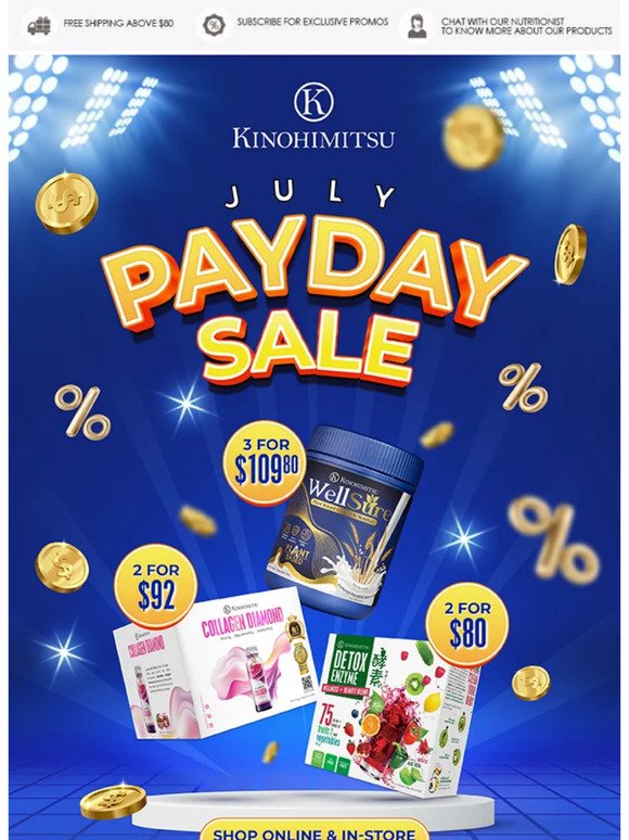 Payday Sale Is Here!
