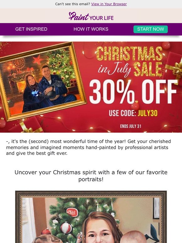 It's our Christmas in July SALE! 🎄🌞