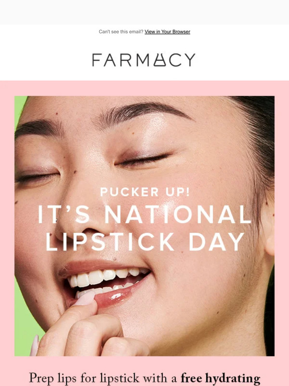 Farmacy Beauty Open for a free lip balm 💋 Milled