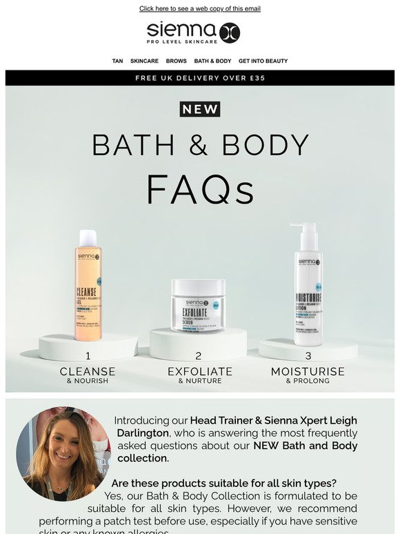 FAQs on our NEW Bath & Body Collection 🧴