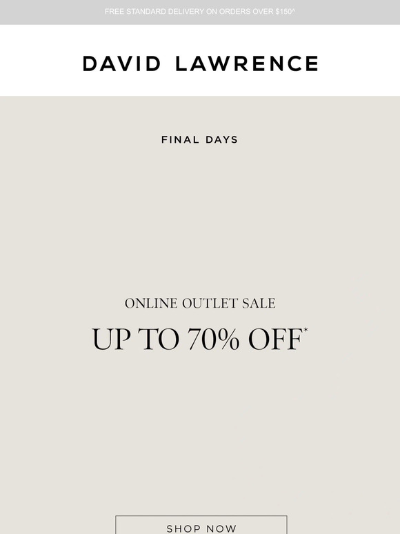 Online Outlet | Nothing Over $99