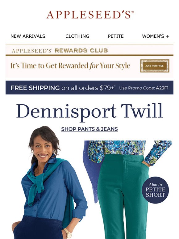 Appleseeds: NEW Colors in Dennisport Twill Chinos | Milled