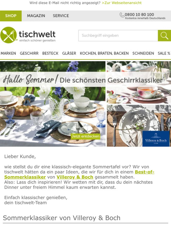 Villeroy & Boch: die schönsten Sommerklassiker