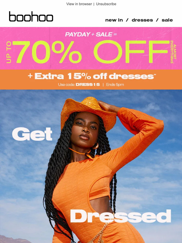 Wait...Extra 15% Off Dresses?!