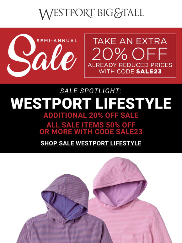 Extra 20% off casual favorites
