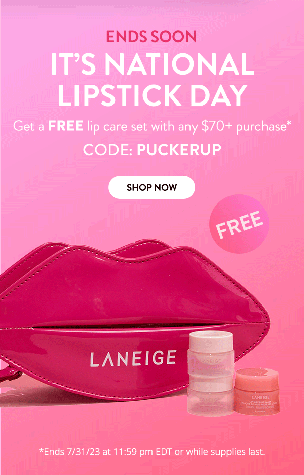 Laneige Last chance! FREE bestselling lip care with orders 70+ Milled
