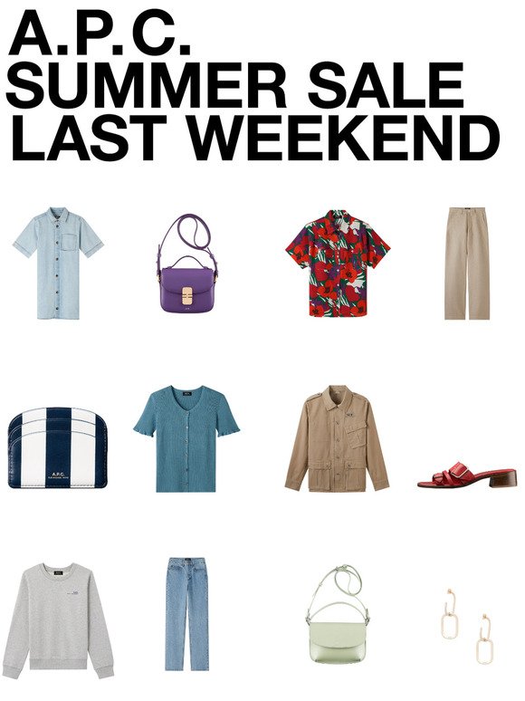 Last Weekend of Summer Sale | 50% off