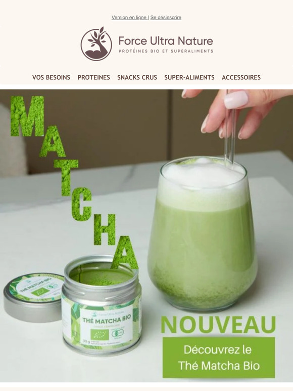 Le Thé Matcha est arrivé chez FUN ! 🍵