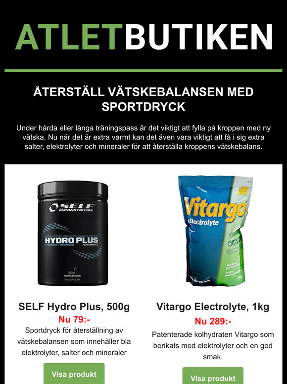 Återställ vätskebalansen