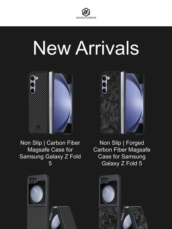 MONOCARBON: MONOCARBON new arrivals - Samsung Fold 5 & Flip 5 case