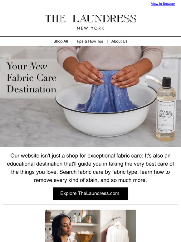 Explore Our NEW Fabric Care Destination